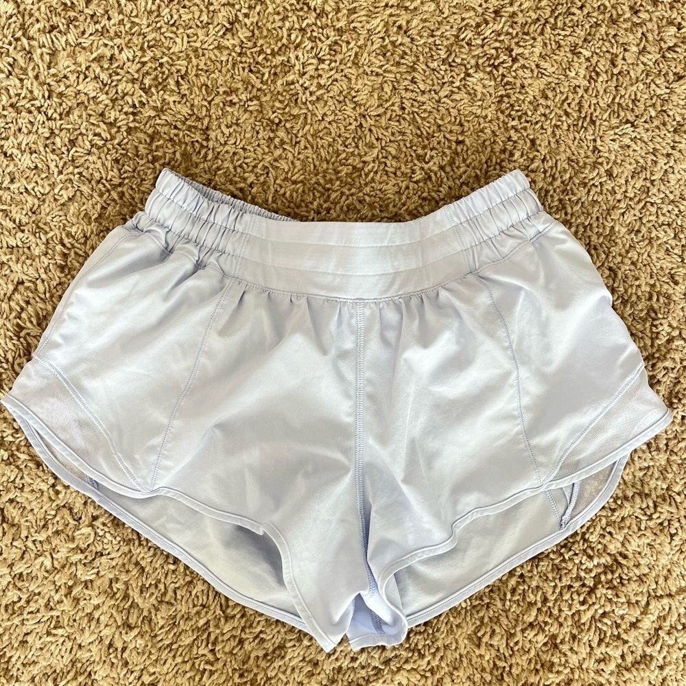 Lululemon Athletica Gray Athletic Shorts Lightweight Dolphin Hem
